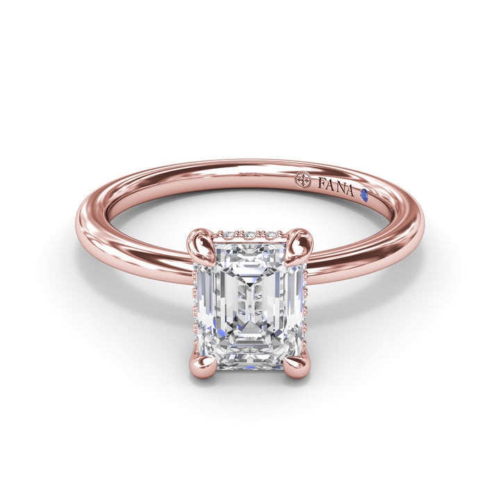 Exceptionally Striking Diamond Engagement Ring