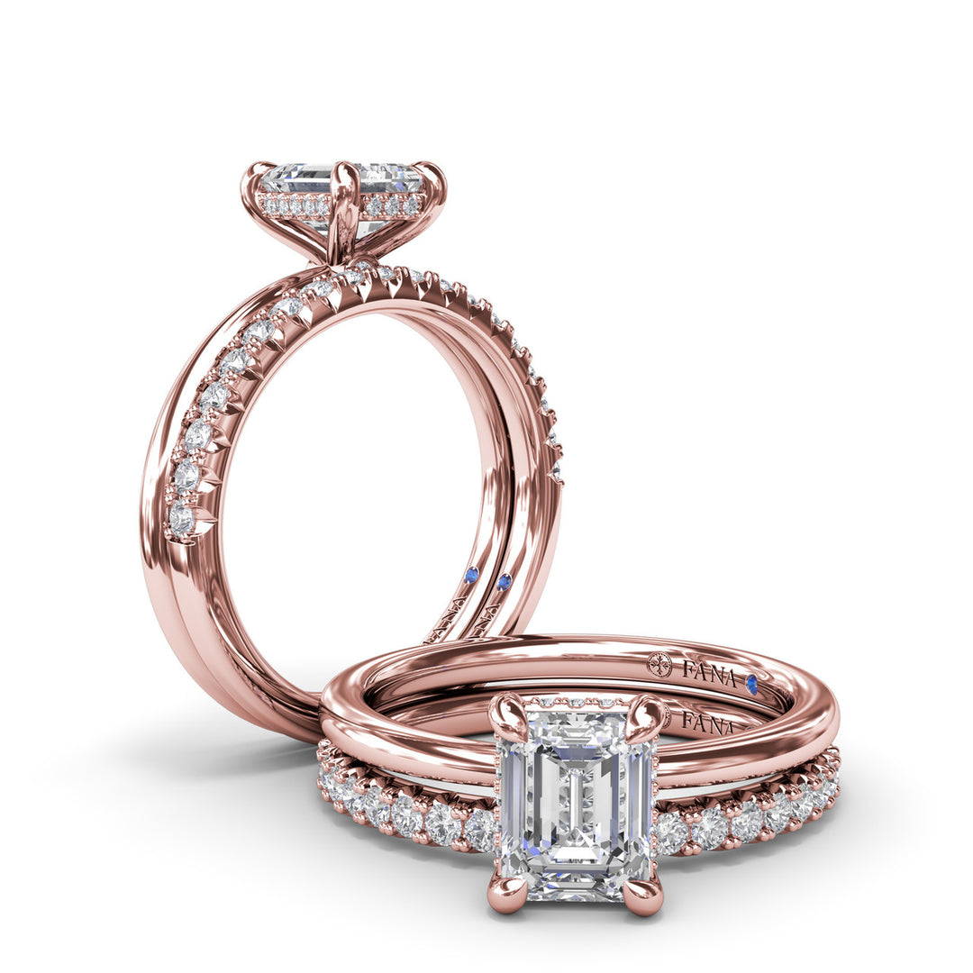 Exceptionally Striking Diamond Engagement Ring