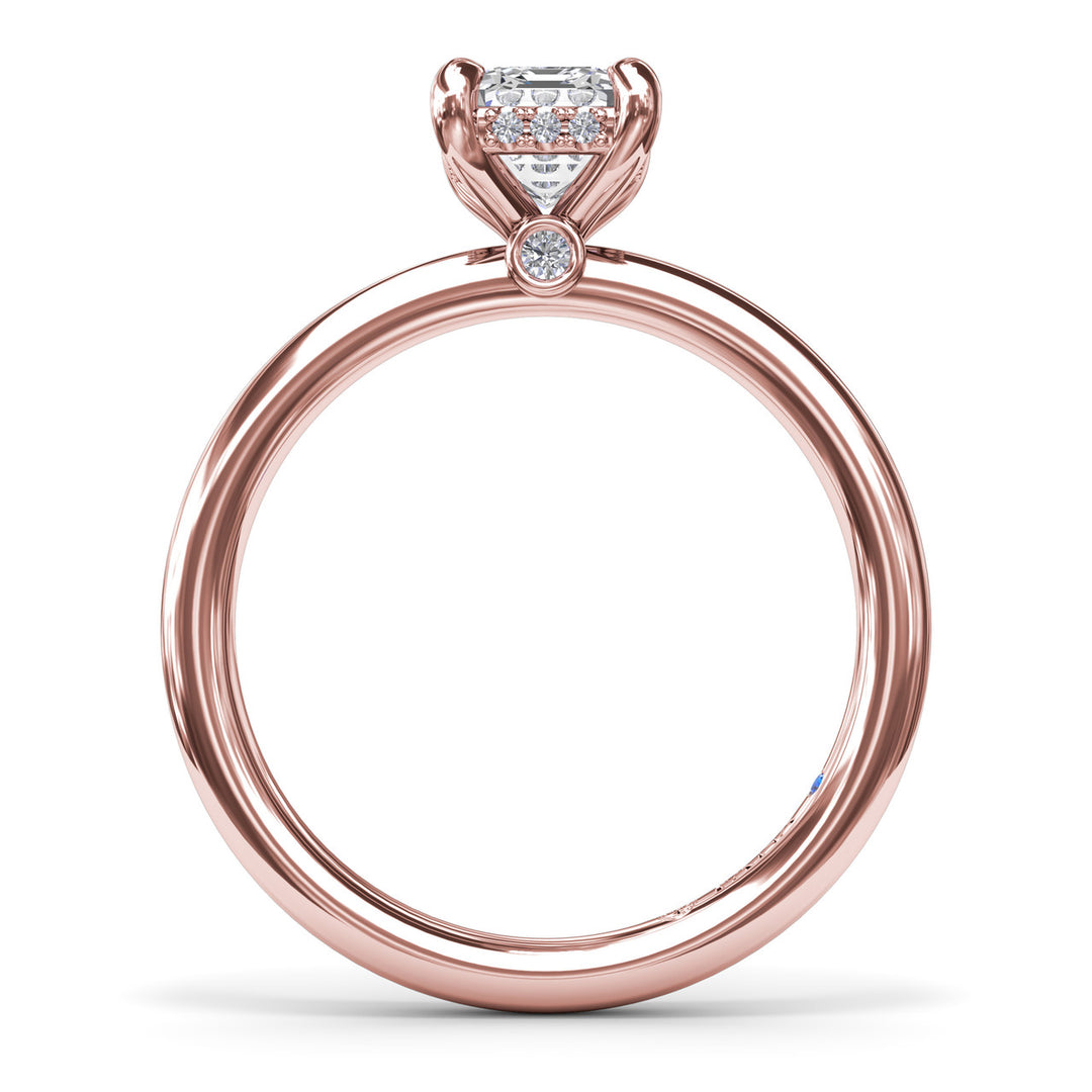 Exceptionally Striking Diamond Engagement Ring