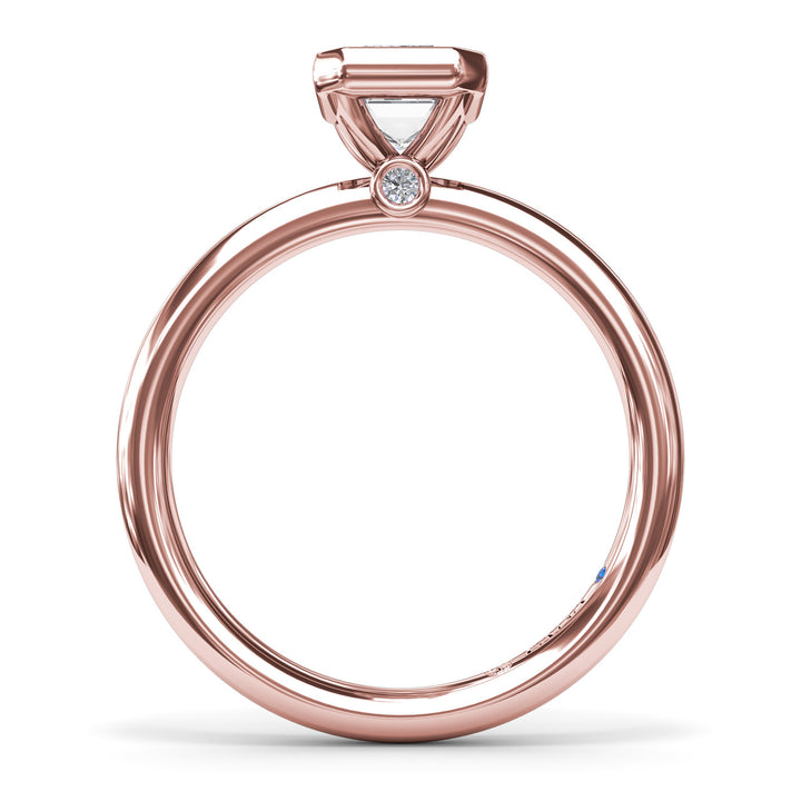 Modern Solitaire Diamond Engagement Ring