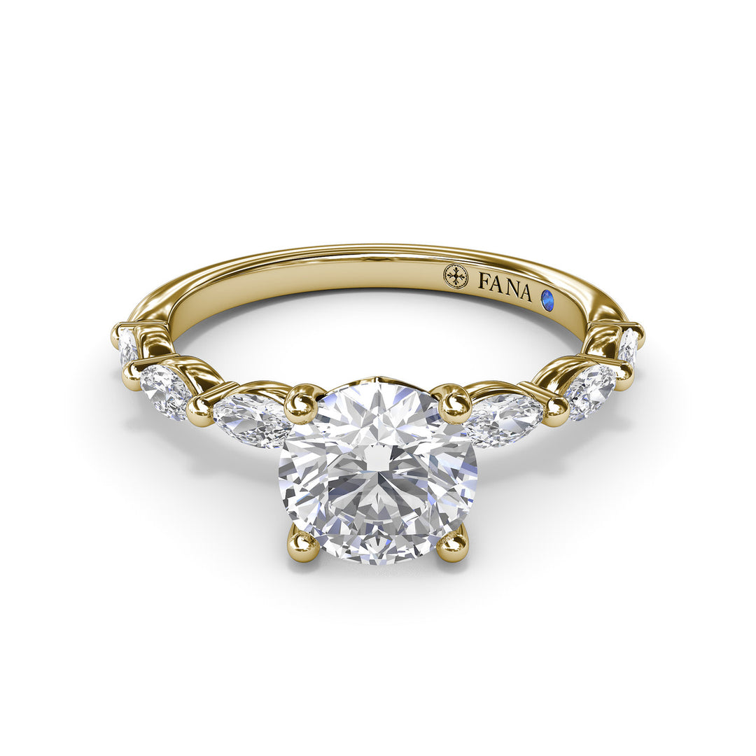 Perfectly Polished Diamond Engagement Ring