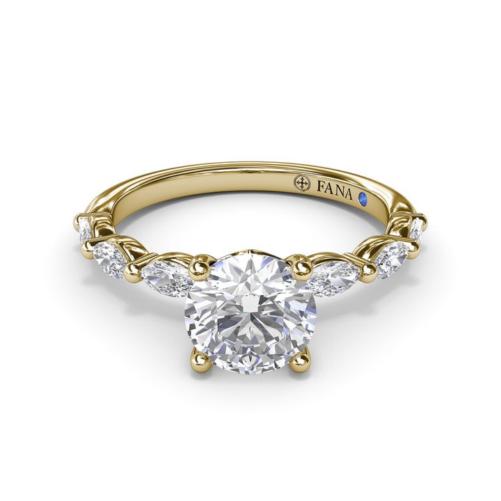 Perfectly Polished Diamond Engagement Ring