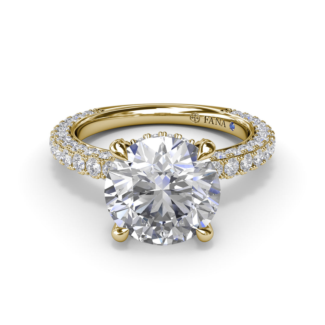 Angelic Solitaire Diamond Engagement Ring