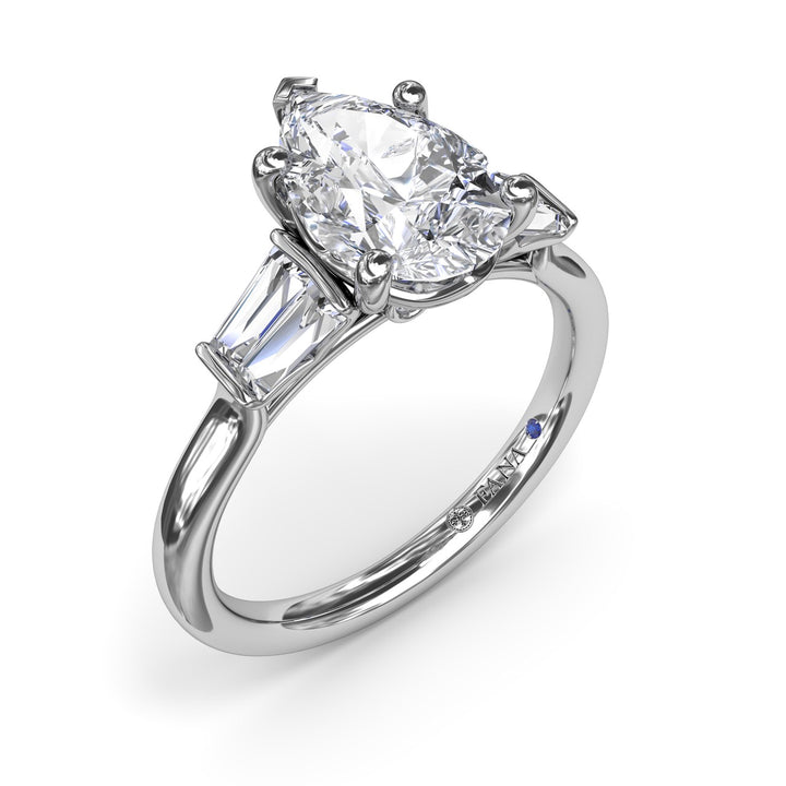 Double Pear Diamond Engagement Ring