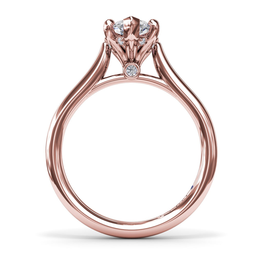Sparkling Marquise Solitaire Diamond Engagement Ring
