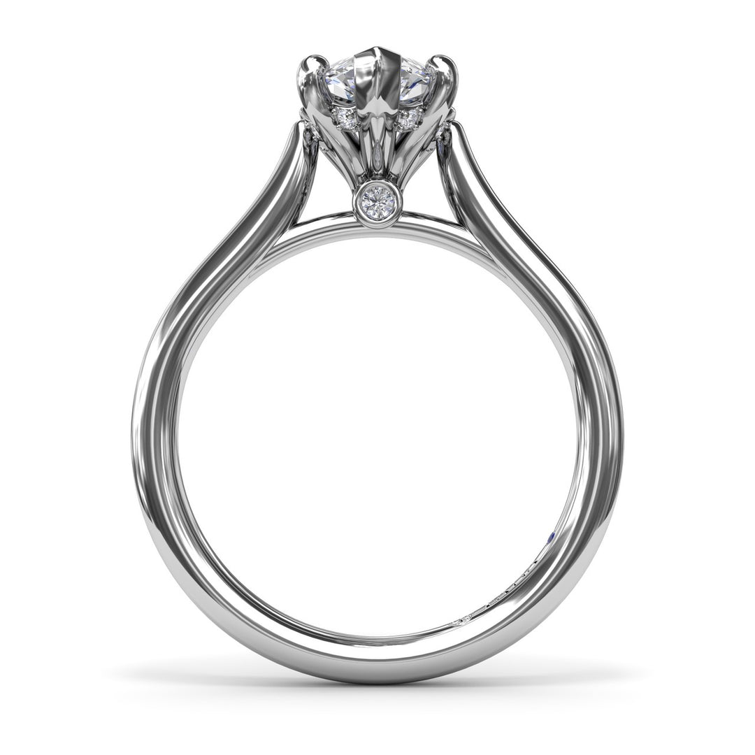 Sparkling Marquise Solitaire Diamond Engagement Ring