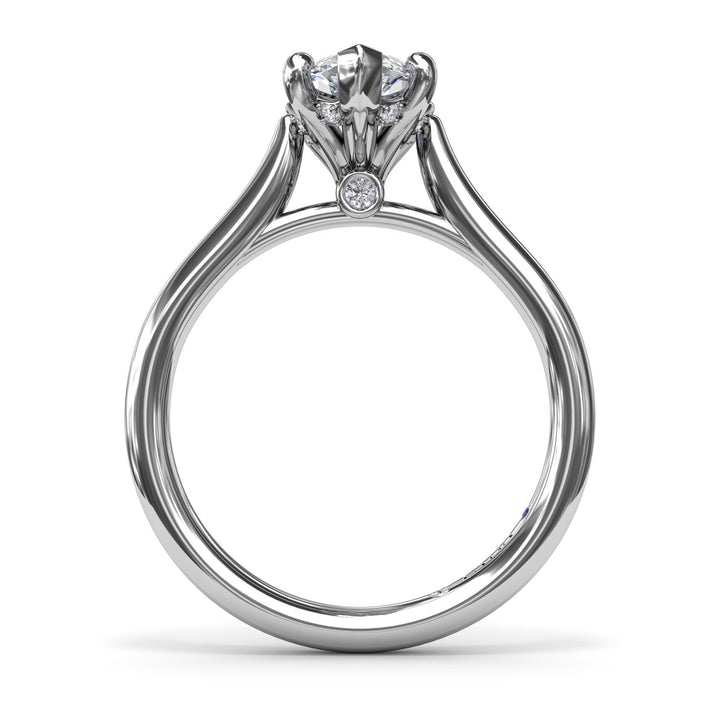 Sparkling Marquise Solitaire Diamond Engagement Ring