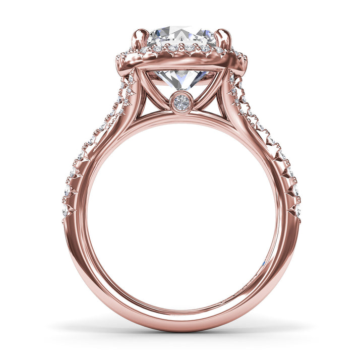 Striking and Bold Diamond Engagement Ring