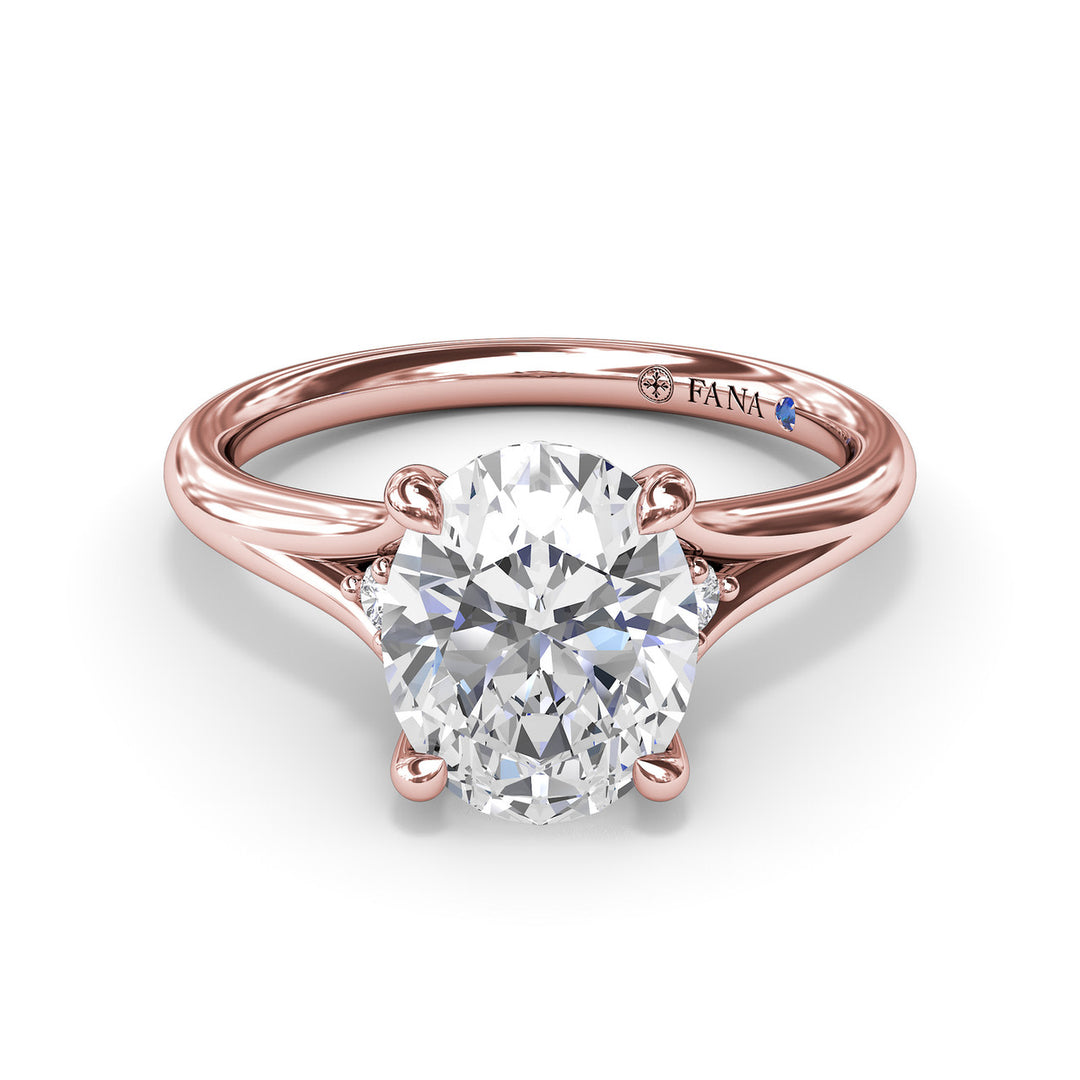 Split Shank Engagement Ring