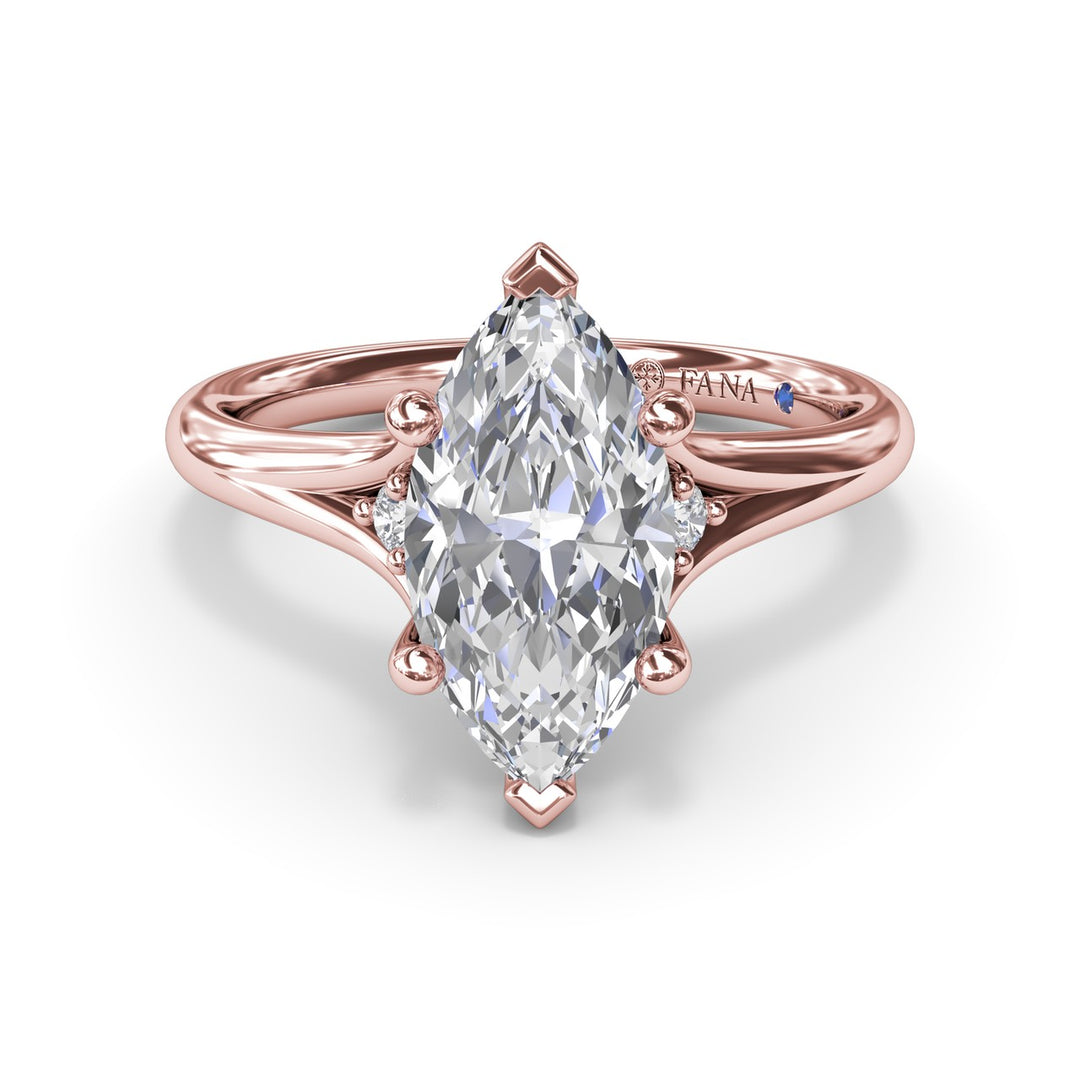 Split Shank Engagement Ring