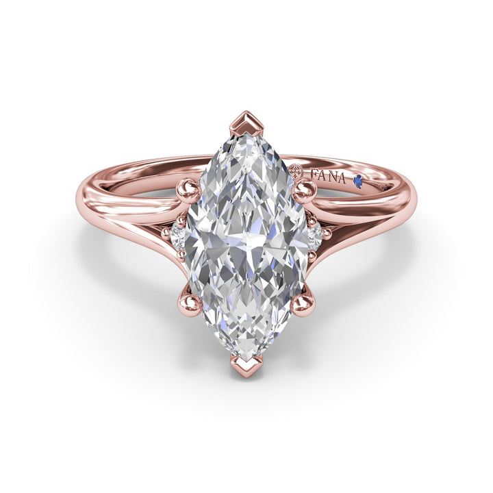 Split Shank Engagement Ring