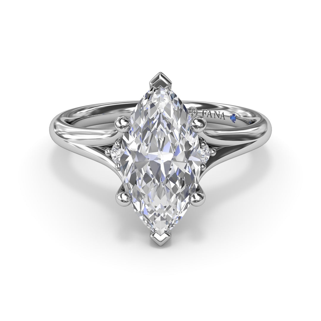 Split Shank Engagement Ring