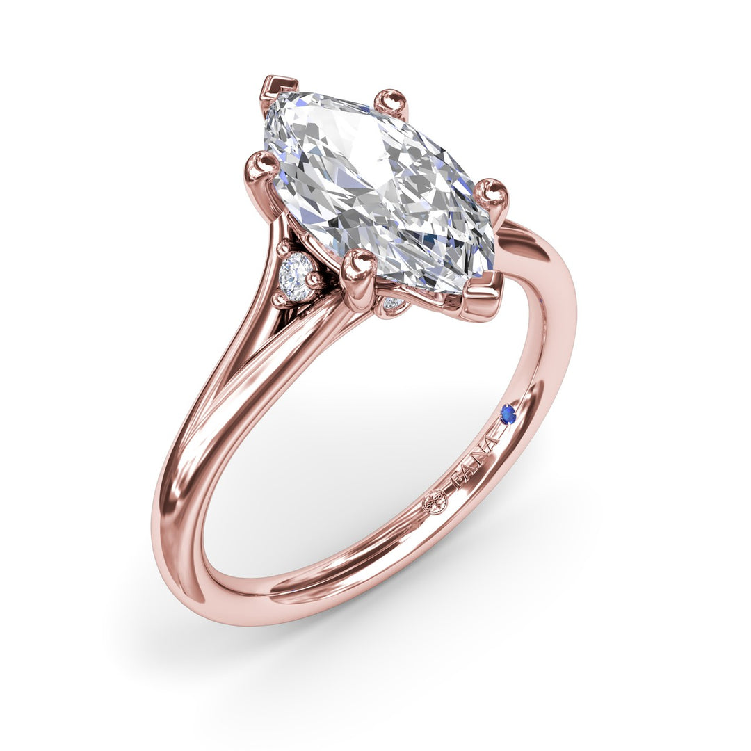Split Shank Engagement Ring
