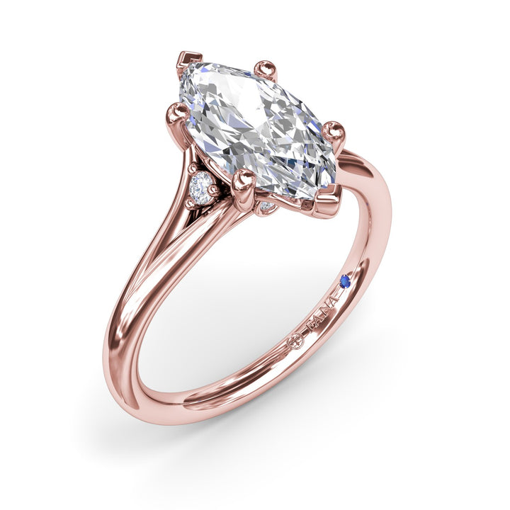 Split Shank Engagement Ring