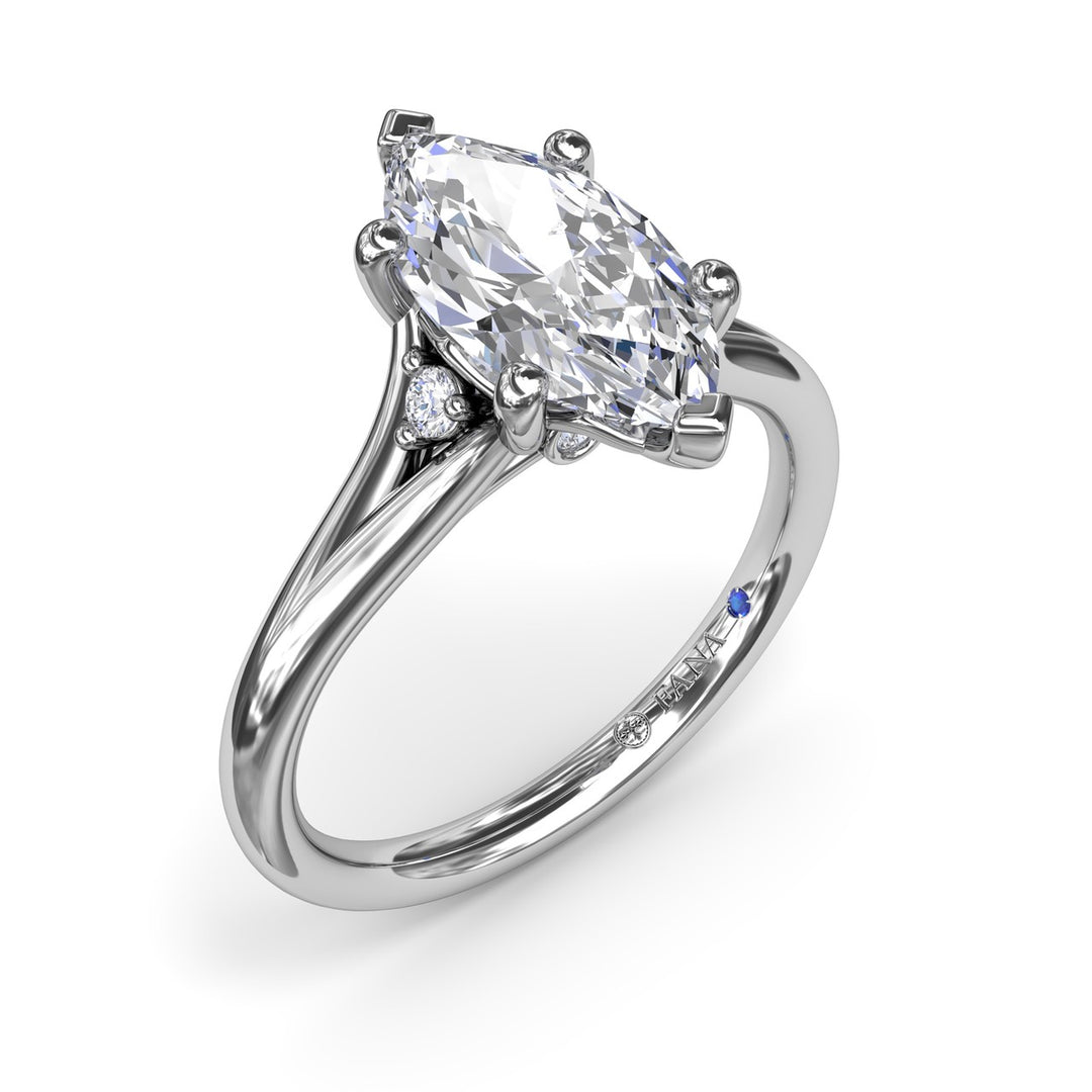 Split Shank Engagement Ring