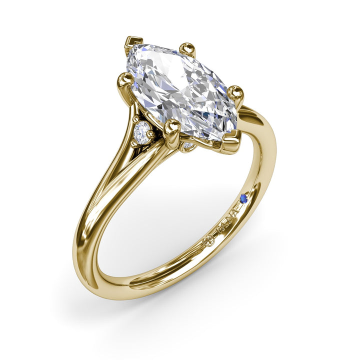 Split Shank Engagement Ring