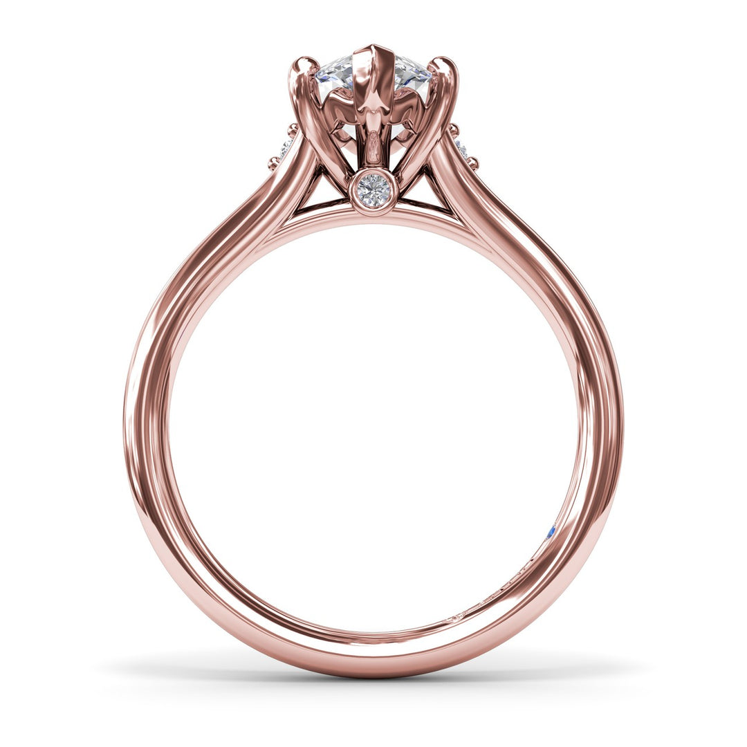 Split Shank Engagement Ring