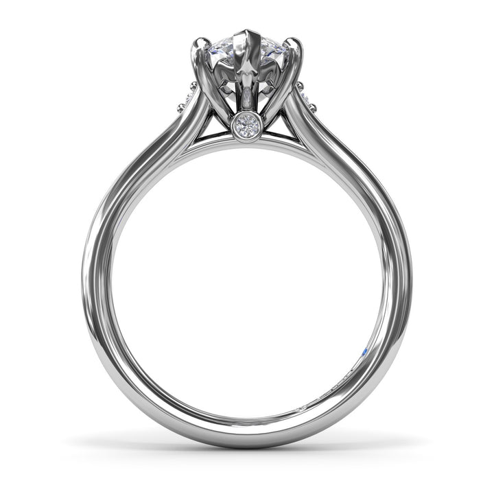 Split Shank Engagement Ring