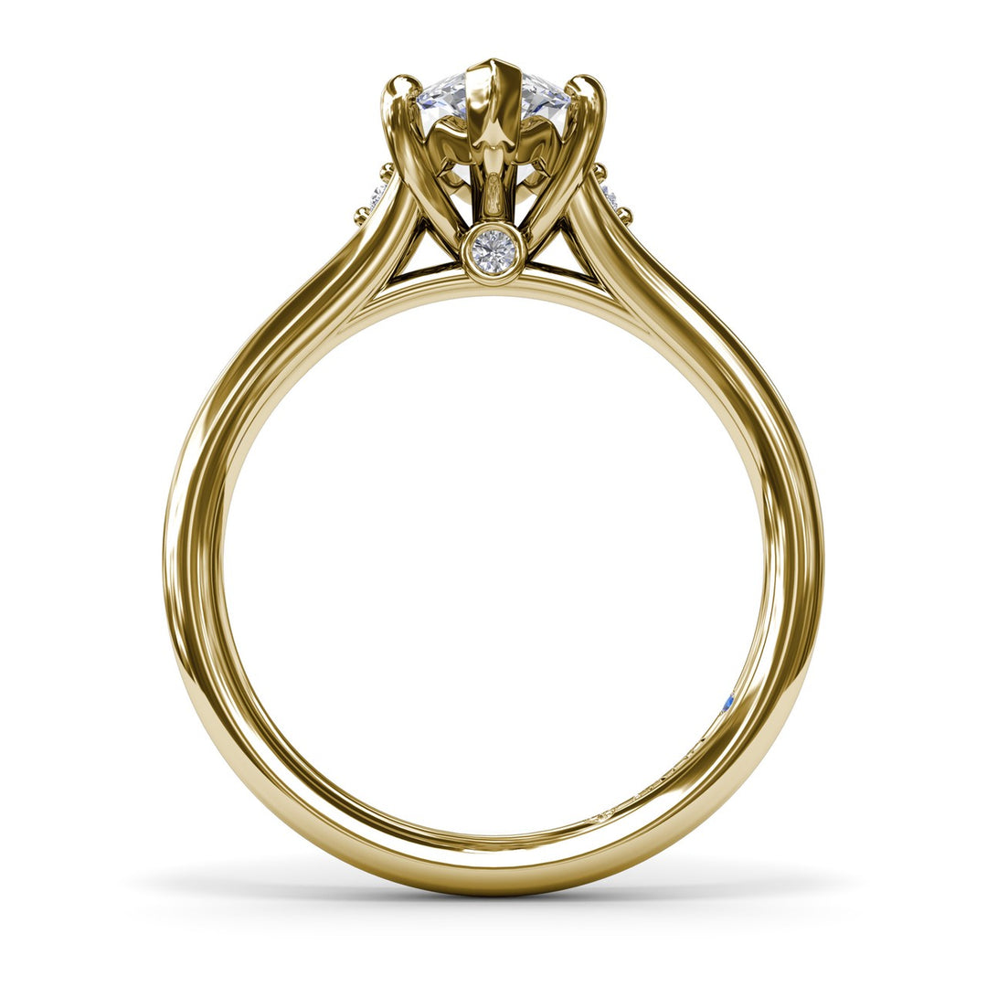Split Shank Engagement Ring