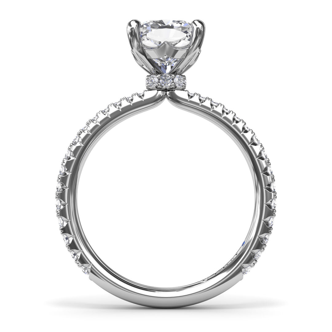 Diamond Collar Engagement Ring