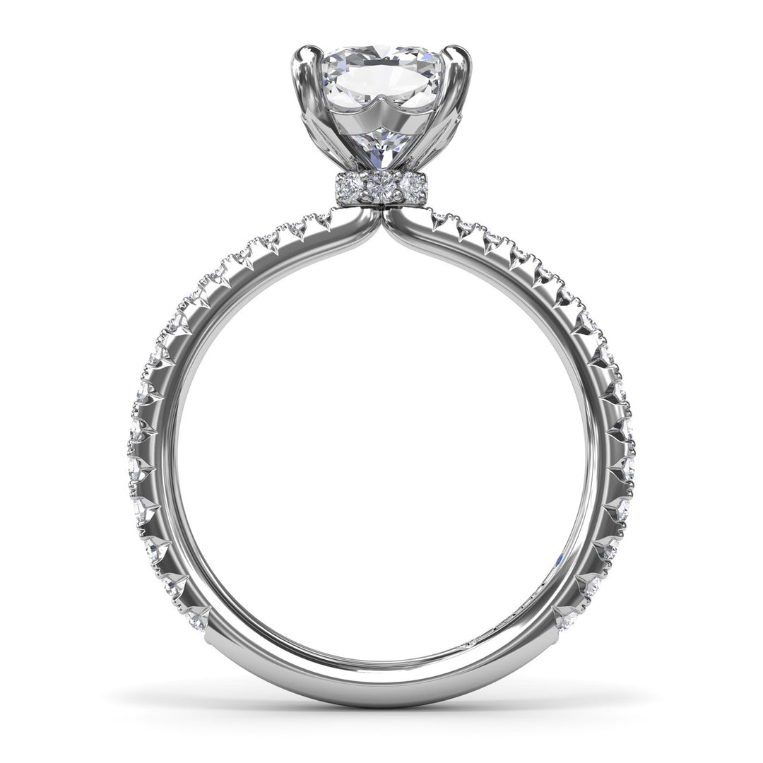 Diamond Collar Engagement Ring