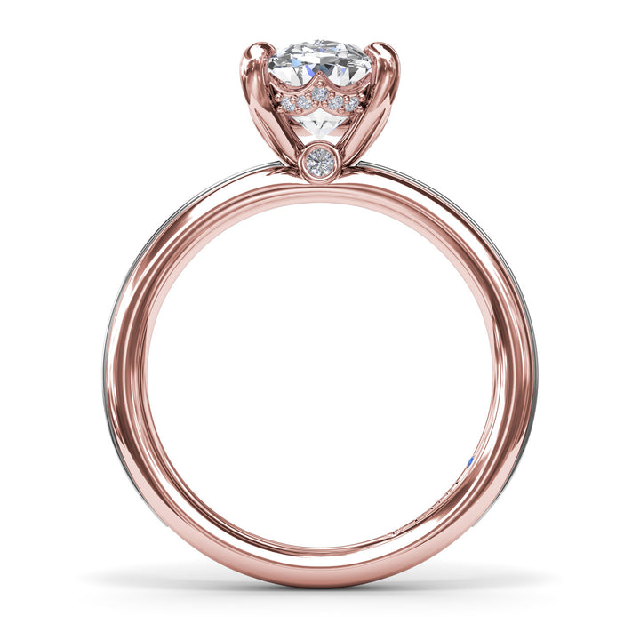 Two-Toned Engagement Ring