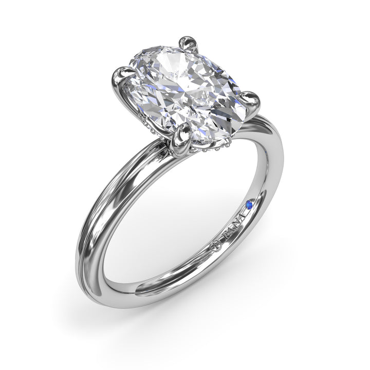 Two-Toned Engagement Ring