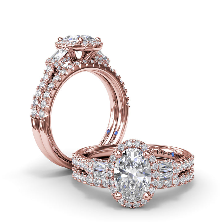 Breathtaking Baguette Diamond Engagement Ring