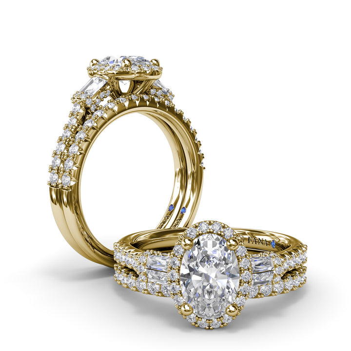 Breathtaking Baguette Diamond Engagement Ring