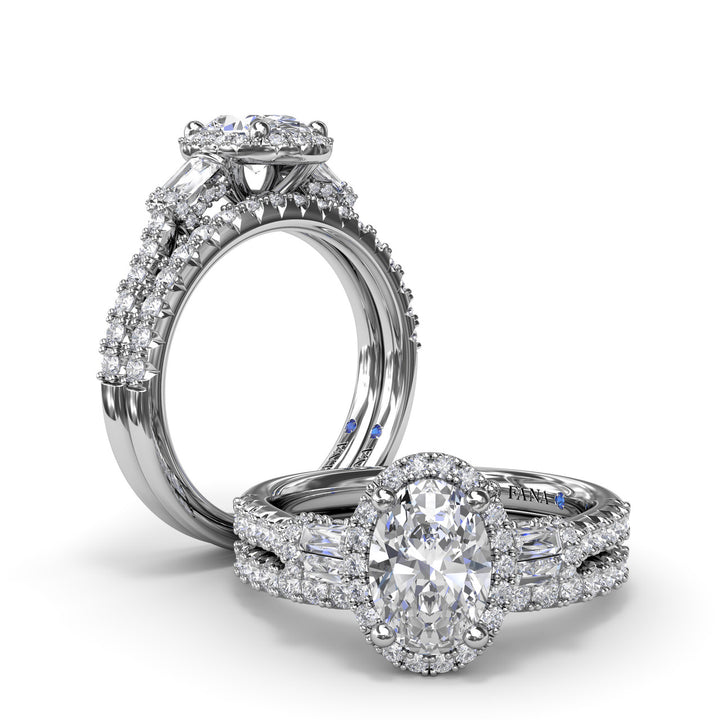 Breathtaking Baguette Diamond Engagement Ring