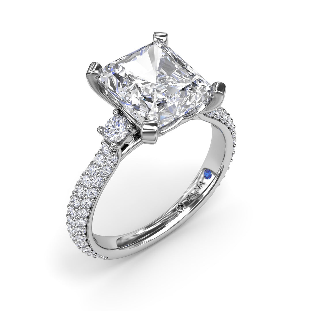 Side Stone Pav? Diamond Engagement Ring