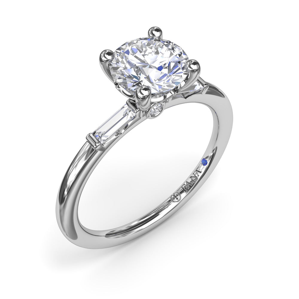 Baguette Diamond Engagement Ring