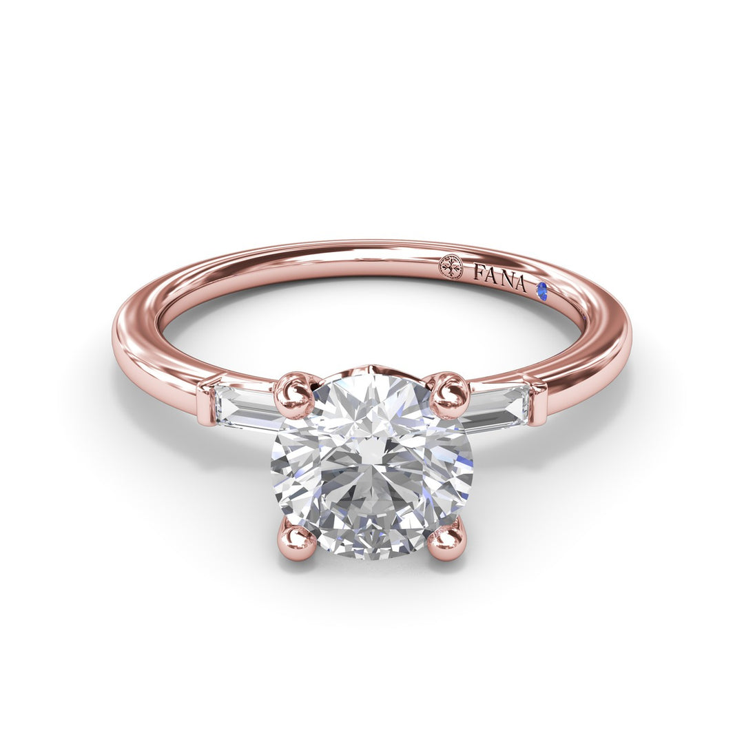 Baguette Diamond Engagement Ring