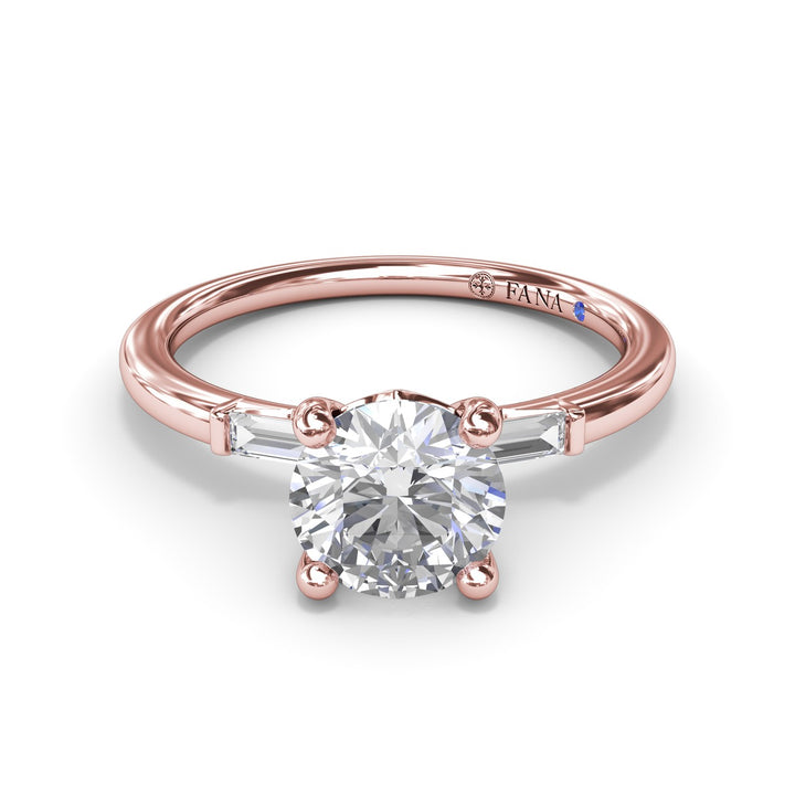 Baguette Diamond Engagement Ring