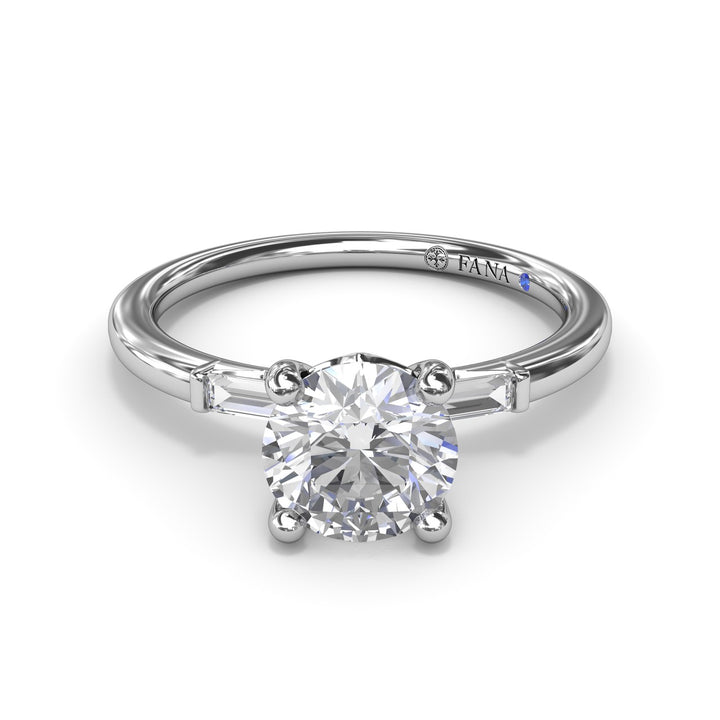 Baguette Diamond Engagement Ring