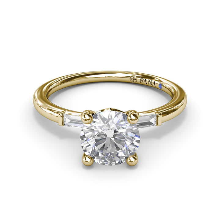 Baguette Diamond Engagement Ring