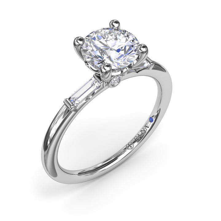 Baguette Diamond Engagement Ring