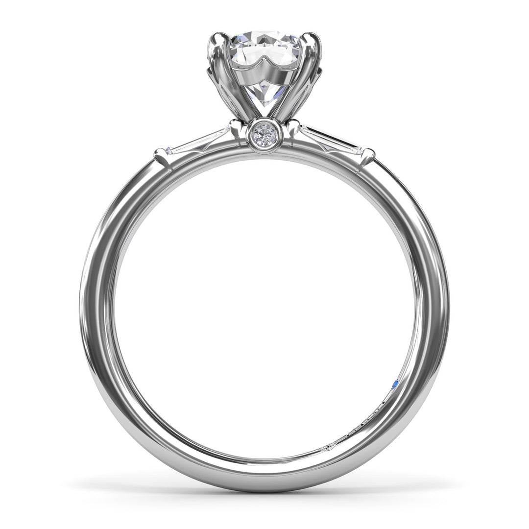 Baguette Diamond Engagement Ring