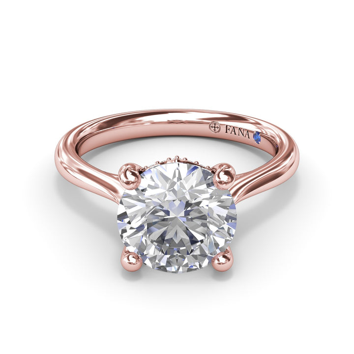 Classic Round Diamond Engagement Ring