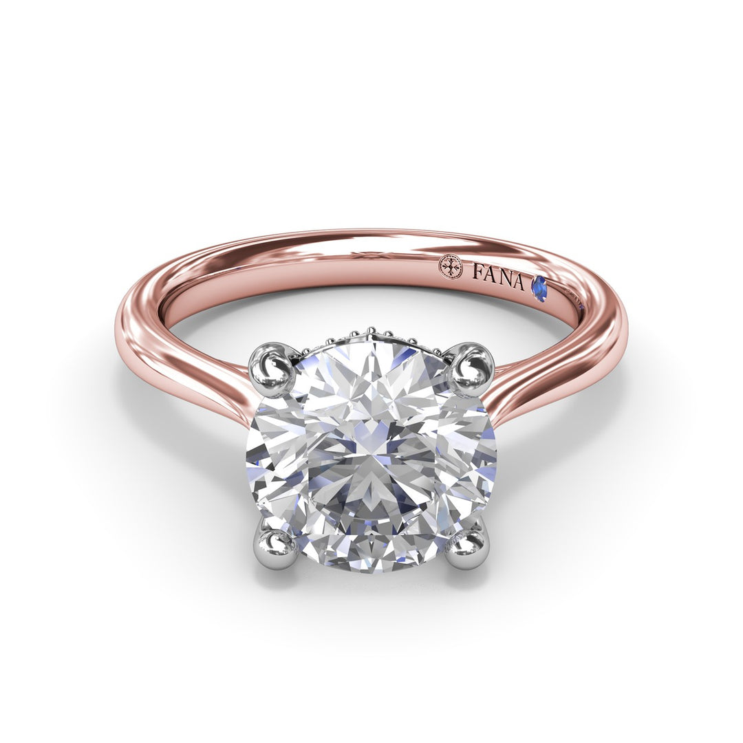 Classic Round Diamond Engagement Ring