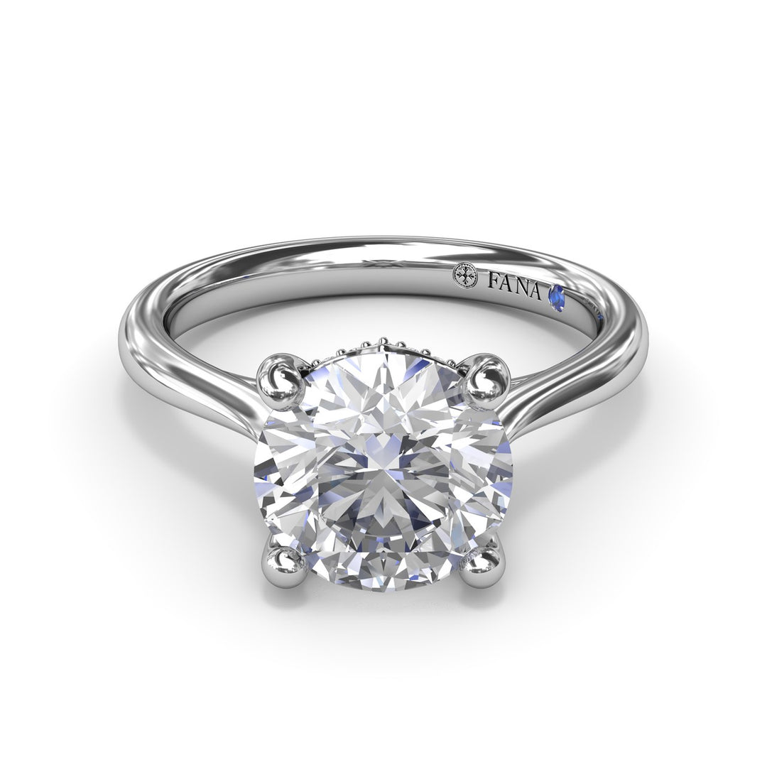 Classic Round Diamond Engagement Ring