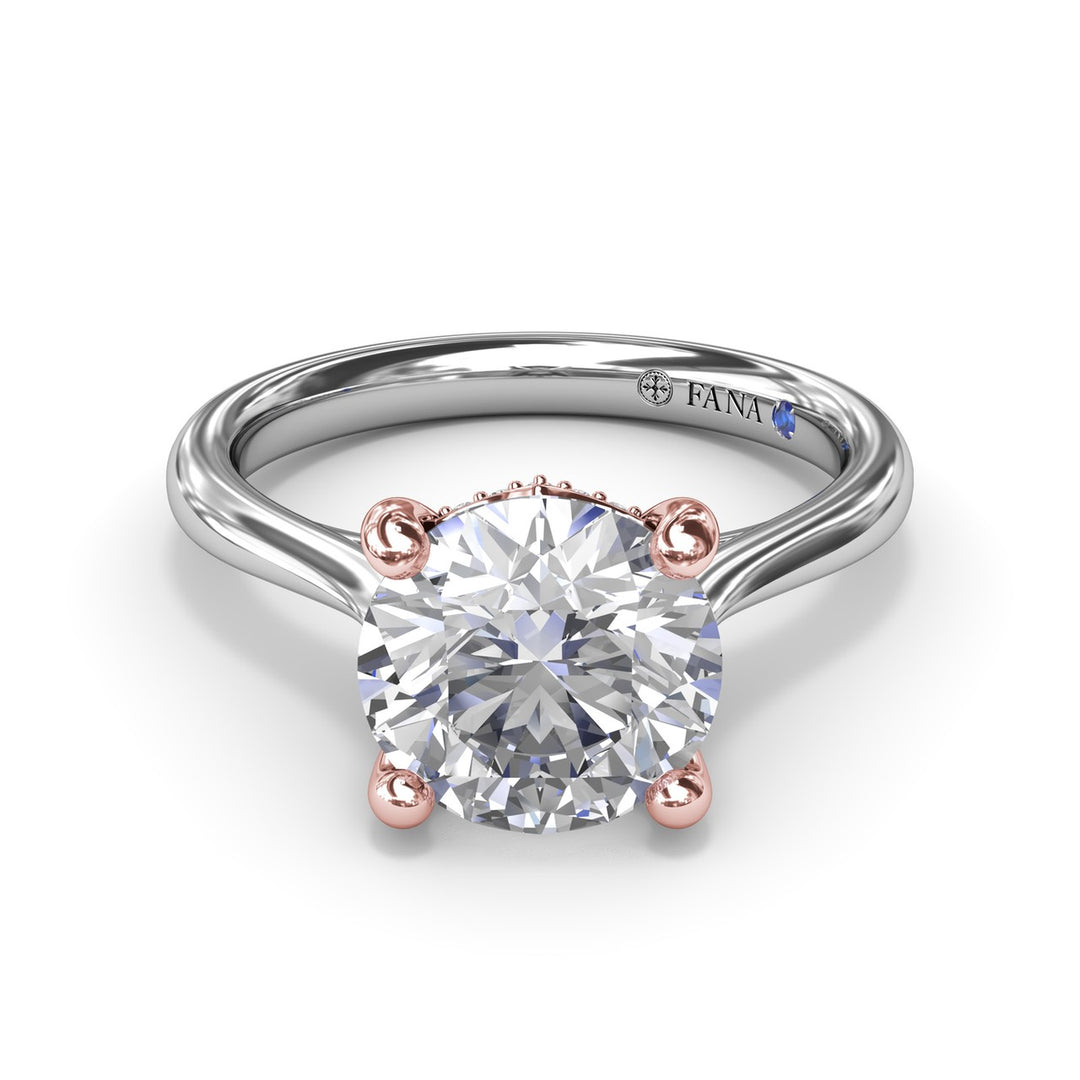 Classic Round Diamond Engagement Ring