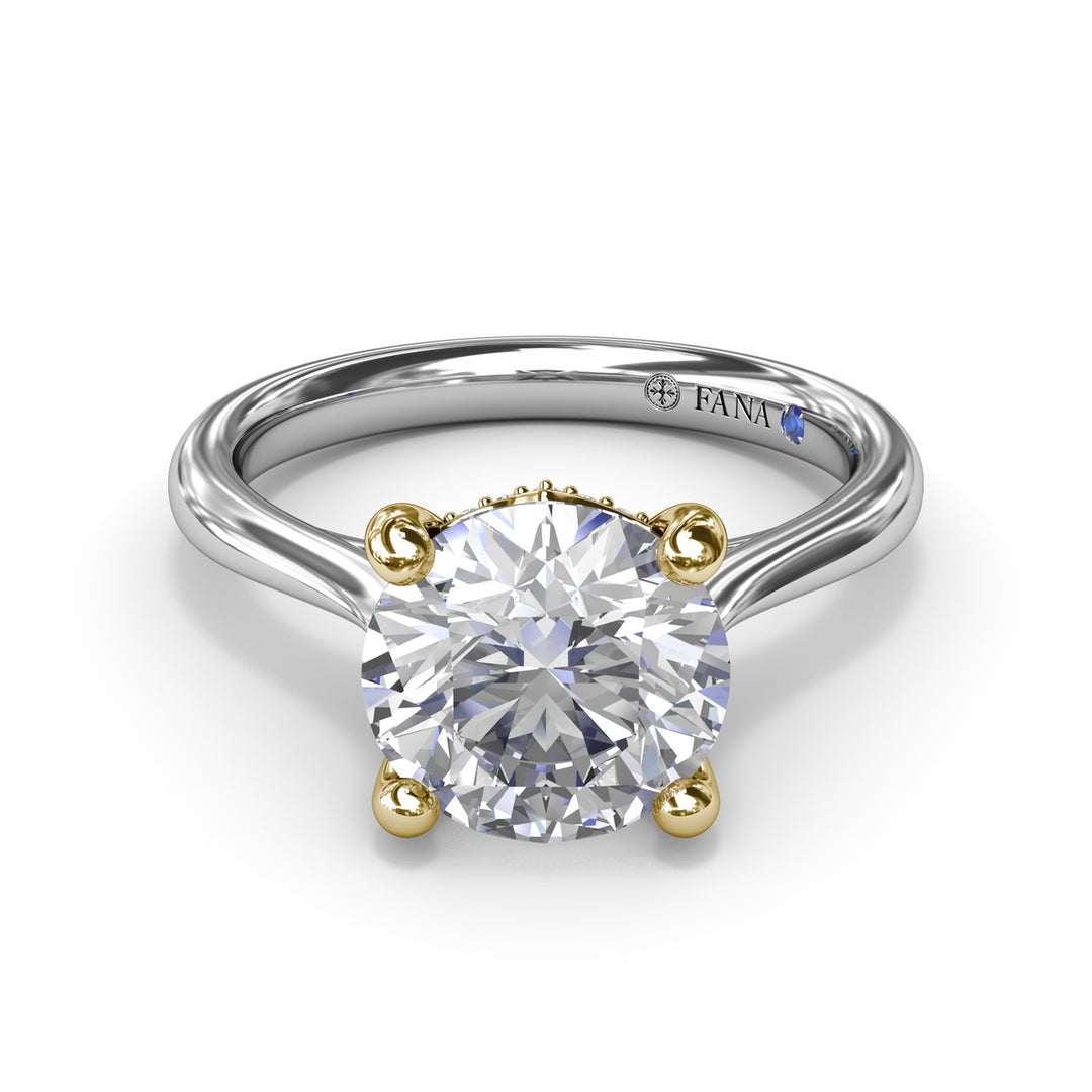 Classic Round Diamond Engagement Ring