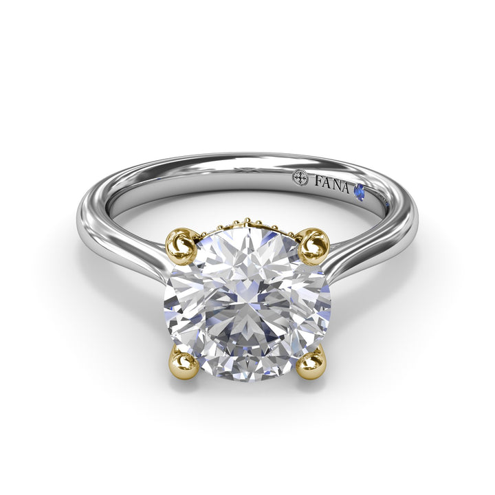 Classic Round Diamond Engagement Ring
