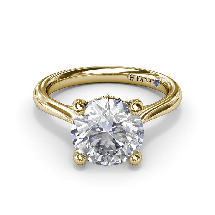 Classic Round Diamond Engagement Ring