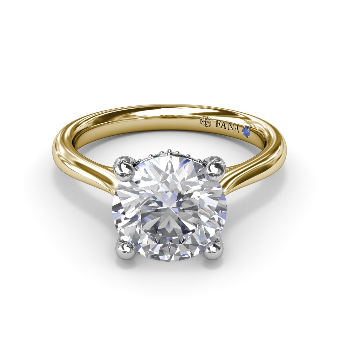 Classic Round Diamond Engagement Ring