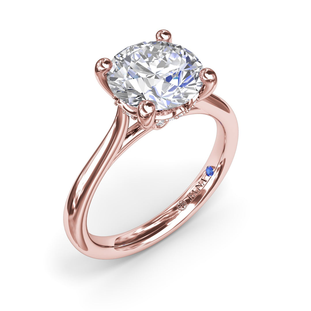 Classic Round Diamond Engagement Ring