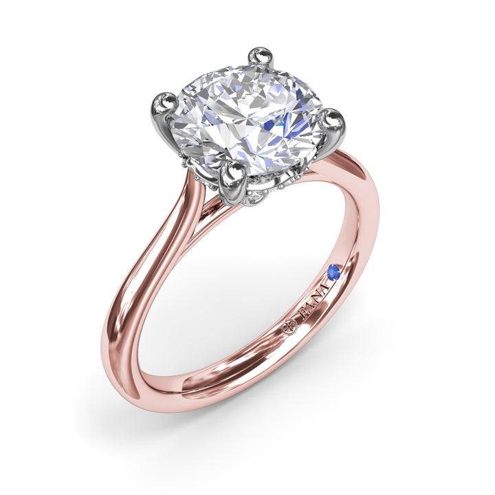 Classic Round Diamond Engagement Ring