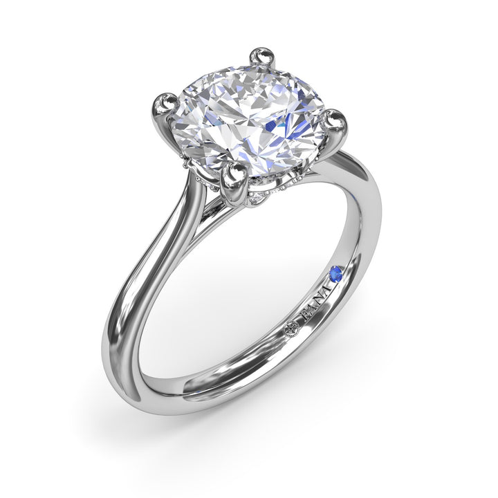 Classic Round Diamond Engagement Ring