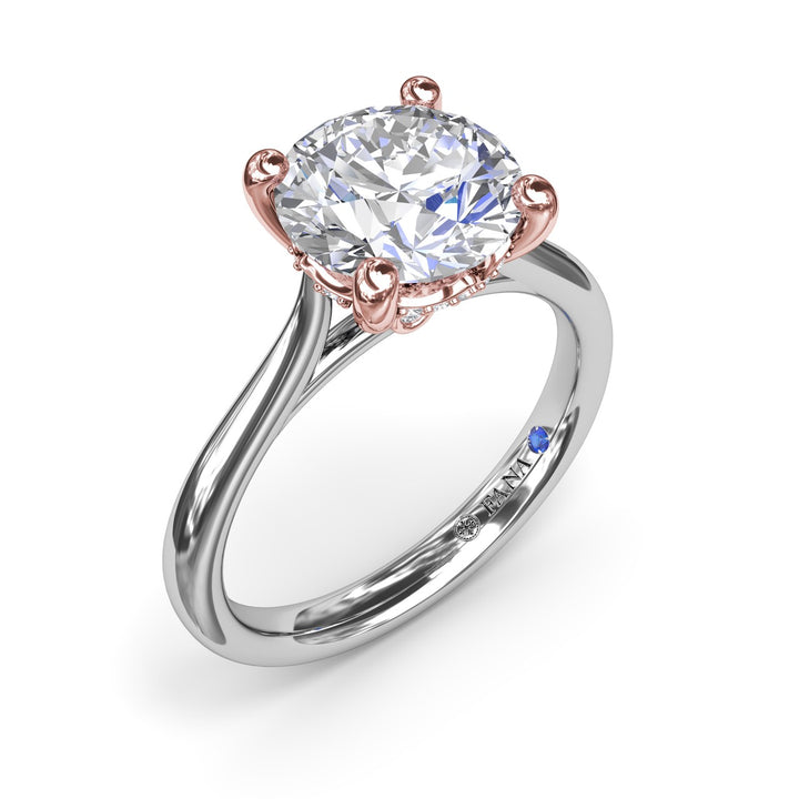 Classic Round Diamond Engagement Ring